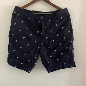 Palm tree embodied shorts
